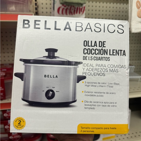Bella Basics Slow Cooker, 1.5qt. - Picture 4 of 5